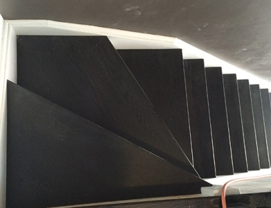 Winder Stairs - Interior Railings